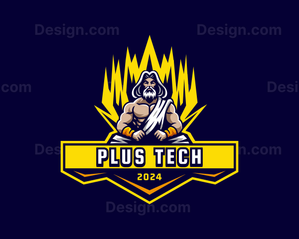 Greek God Zeus Logo