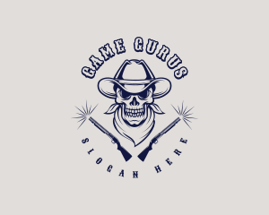 Cowboy Skull Gaming logo design
