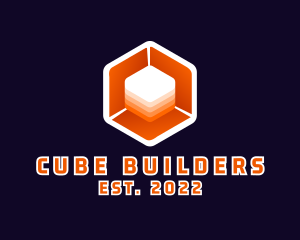 Cyber Cube Application logo design