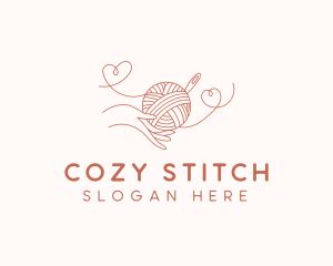 Hand Yarn Crochet logo design