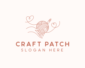 Hand Yarn Crochet logo design