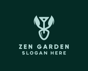 Garden Shovel Landscaping logo design