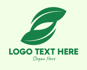 Green Eco Leaves logo