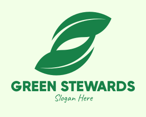 Green Eco Leaves logo design