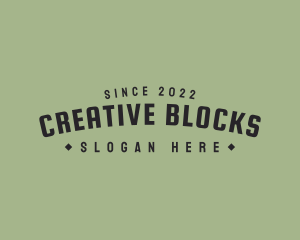 Hipster Apparel Startup logo design