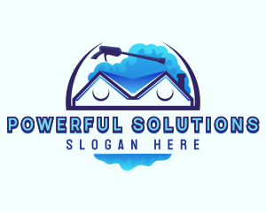 Roof Pressure Washing logo design