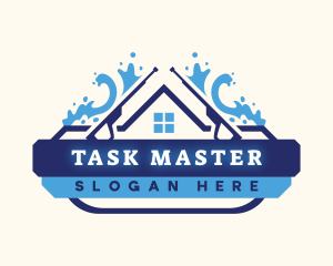 Housekeeping Pressure Wash logo design