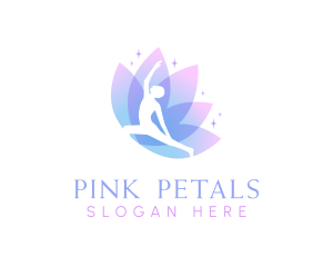 Lotus Yoga Wellness logo design