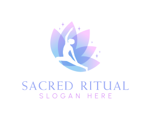 Lotus Yoga Wellness logo design