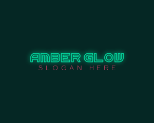 Nightclub Neon Glow logo design