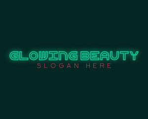 Nightclub Neon Glow logo design