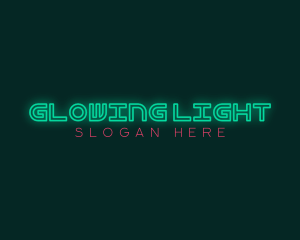 Nightclub Neon Glow logo design