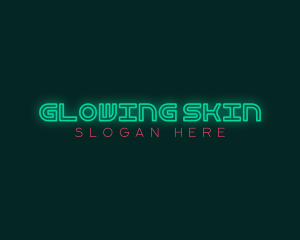 Nightclub Neon Glow logo design