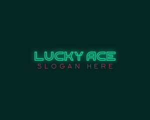 Nightclub Neon Glow logo design