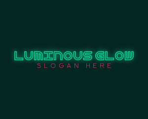 Nightclub Neon Glow logo design