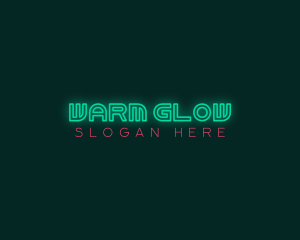 Nightclub Neon Glow logo design