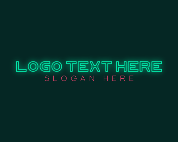 Neon Sign logo example 2