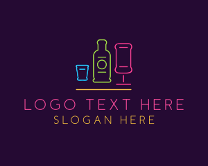 Nightclub Bar Neon Lights logo