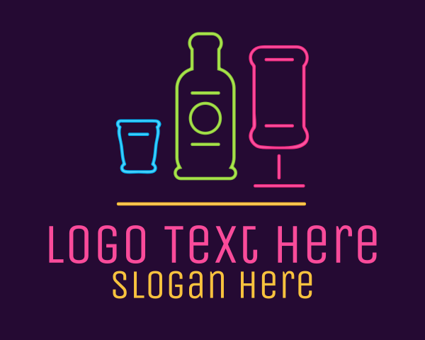 Shot Glass logo example 1