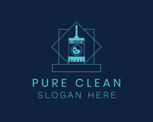 Laundry Cleaning Appliance  logo design