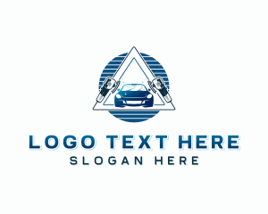 Car Sedan Buffing  logo