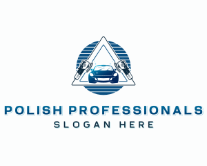 Car Sedan Buffing  logo