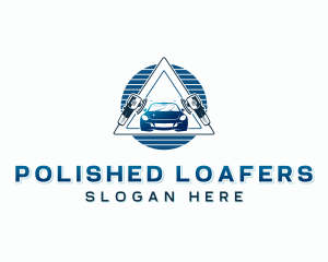 Car Sedan Buffing  logo design