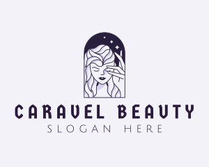 Hair Salon Beauty Cosmetic logo design