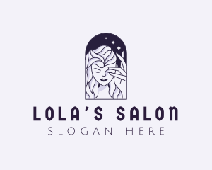 Hair Salon Beauty Cosmetic logo design