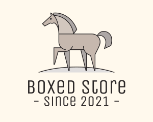 Prancing Equestrian Horse logo design