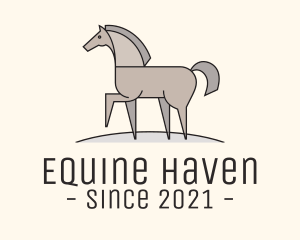 Prancing Equestrian Horse logo