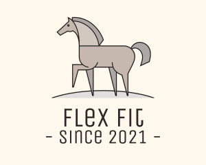 Prancing Equestrian Horse logo design