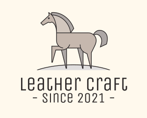 Prancing Equestrian Horse logo design