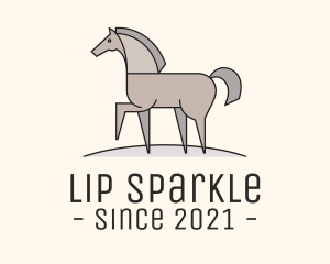 Prancing Equestrian Horse logo design