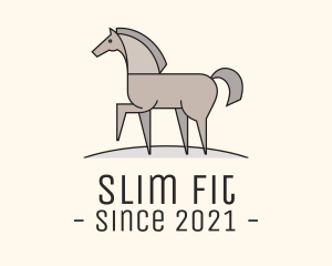 Prancing Equestrian Horse logo design