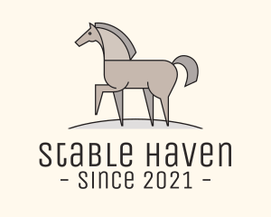 Prancing Equestrian Horse logo