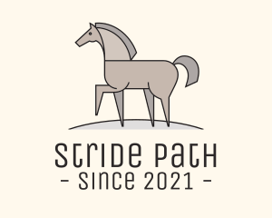 Prancing Equestrian Horse logo