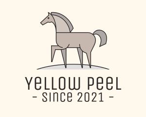 Prancing Equestrian Horse logo design