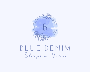 Blue Aesthetician Beauty  logo design