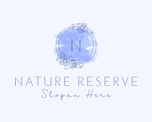 Blue Aesthetician Beauty  logo design