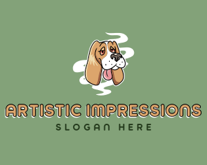 Pet Dog Smoker logo design