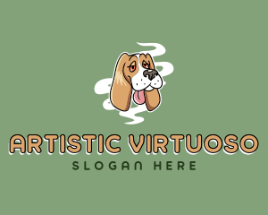 Pet Dog Smoker logo design