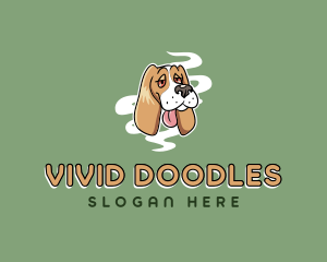 Pet Dog Smoker logo design