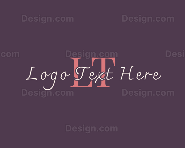 Elegant Fashion Beauty Logo