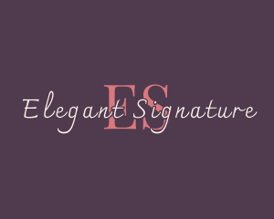 Elegant Fashion Beauty logo design