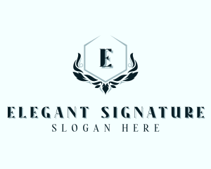 Elegant Floral Boutique logo design