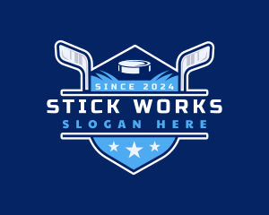 Hockey Athletic Team logo design