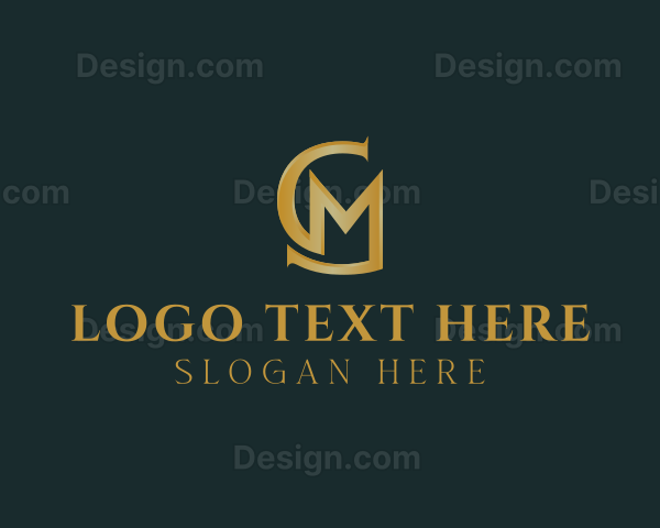 Elegant Business Letter CM Logo