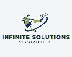 Soccer Football Player Logo