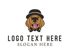 Pet Dog Hat Grooming logo